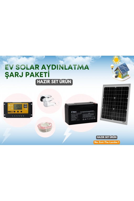 EKONOMİK AYDINLATMA GÜNEŞ PANEL SETİ EKONOMİK AYDINLATMA GÜNEŞ PANEL SETİ